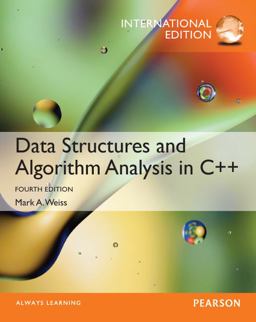 Data Structures and Algorithm Analysis in C++ 4th 9780273769385 Front Cover