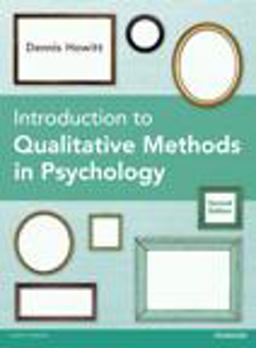 Introduction to Qualitative Methods in Psychology