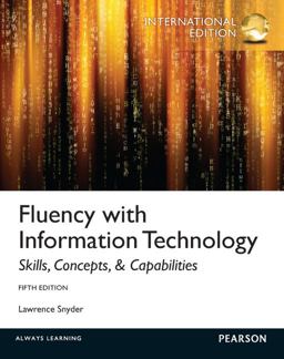 Fluency with Information Technology