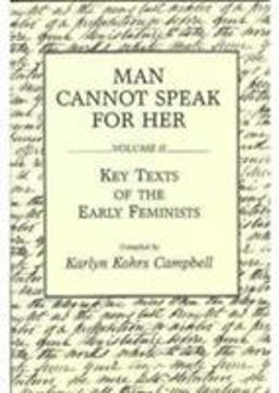Man Cannot Speak for Her 2V [2 Volumes]  9780275932664 Front Cover