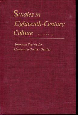 Studies in Eighteenth-Century Culture, Volume 15 Studies in Eighteenth-Century Culture, Volume 15