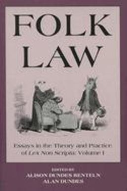 Folk Law Essays in the Theory and Practice of Lex Non Scripta  9780299143442 Front Cover