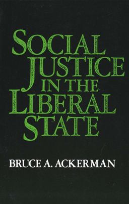 Social Justice in the Liberal State  9780300027570 Front Cover