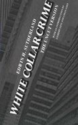 White Collar Crime The Uncut Version  9780300033182 Front Cover