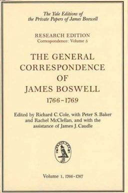 The General Correspondence of James Boswell, 1766-1769