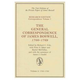 The General Correspondence of James Boswell, 1766-1769