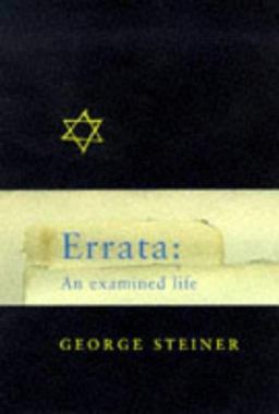 Errata An Examined Life  9780300075038 Front Cover