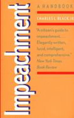 Impeachment A Handbook  9780300079500 Front Cover