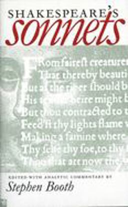 Shakespeare's Sonnets  9780300085068 Front Cover