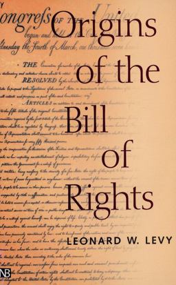 Origins of the Bill of Rights  9780300089011 Front Cover