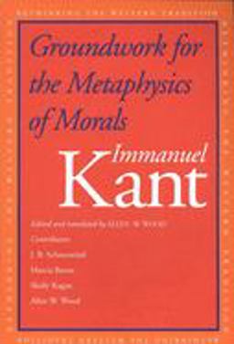 Groundwork for the Metaphysics of Morals  9780300094879 Front Cover