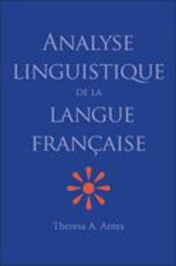 Analyse Linguistique de la Langue Franï¿½aise  9780300109443 Front Cover