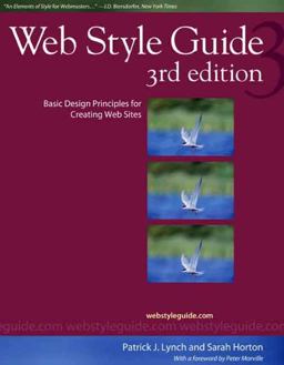 Web Style Guide, 3rd Edition Basic Design Principles for Creating Web Sites 3rd 9780300137378 Front Cover