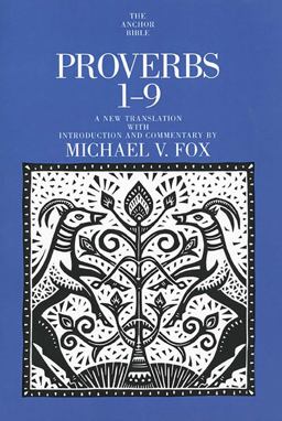 Proverbs 1-9  9780300139594 Front Cover