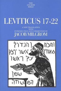 Leviticus 17-22  9780300140569 Front Cover
