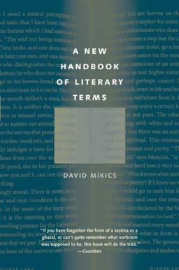 New Handbook of Literary Terms  9780300164312 Front Cover
