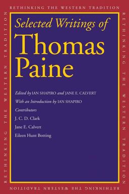 Selected Writings of Thomas Paine  9780300167450 Front Cover