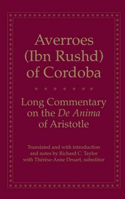 Long Commentary on the de Anima of Aristotle  9780300178296 Front Cover