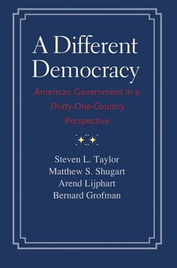 Different Democracy American Government in a 31-Country Perspective  9780300198089 Front Cover