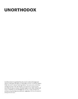 Unorthodox Unorthodox