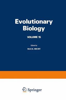 Evolutionary Biology Evolutionary Biology