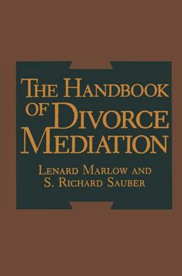 Handbook of Divorce Mediation  9780306432866 Front Cover