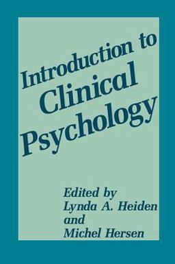 Introduction to Clinical Psychology  9780306448775 Front Cover