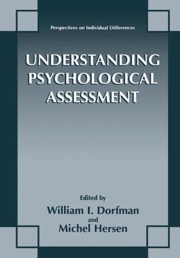 Understanding Psychological Assessment  9780306462689 Front Cover
