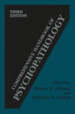 Comprehensive Handbook of Psychopathology 3rd 9780306464904 Front Cover