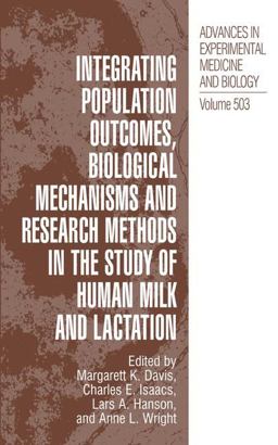 Integrating Population Outcomes, Biological Mechanisms and Research Methods in the Study of Human Milk and Lactation  9780306467363 Front Cover