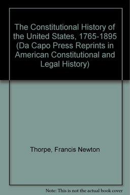 Constitutional History of the American People, 1776-1850