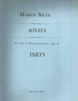 Sonata for Viola (Or Clarinet) and Piano