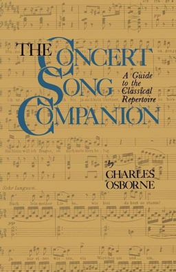 The Concert Song Companion