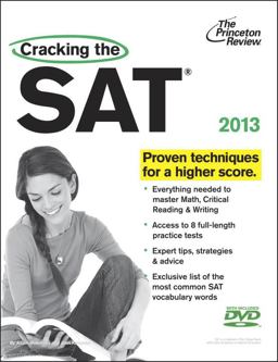 Cracking the SAT with DVD, 2013 Edition 1st 2012 9780307944801 Front Cover