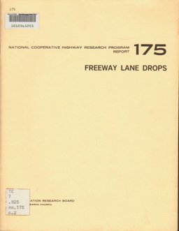 Freeway Lane Drops Freeway Lane Drops