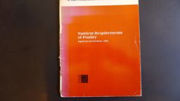 Nutrient Requirements of Poultry Nutrient Requirements of Poultry
