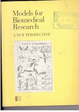 Models for Biomedical Research Models for Biomedical Research