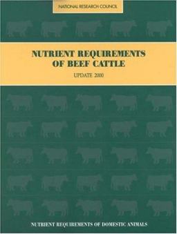 Nutrient Requirements of Beef Cattle 2000 7th 9780309069342 Front Cover