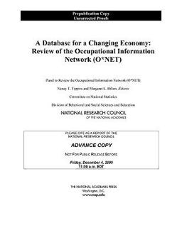 A Database for a Changing Economy A Database for a Changing Economy