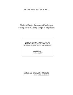 National Water Resources Challenges Facing the U. S. Army Corps of Engineers