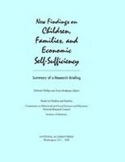 New Findings on Children, Families, and Economic Self-sufficiency