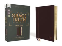 NASB the Grace and Truth Study Bible, Large Print, Red Letter, 1995 Text, Comfort Print [Maroon]