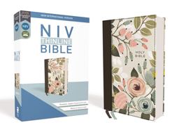 NIV Thinline Bible Red Letter Edition [Floral]