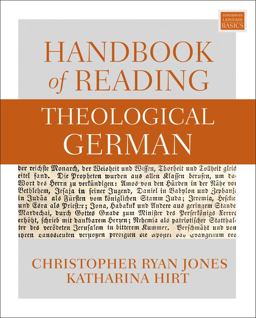 Handbook of Reading Theological German  9780310119388 Front Cover