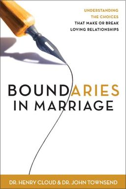 Boundaries in Marriage  9780310221517 Front Cover