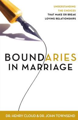 Boundaries in Marriage  9780310243144 Front Cover