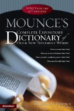 Complete Expository Dictionary of Old and New Testament Words  9780310248781 Front Cover