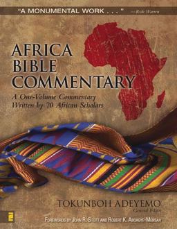 Africa Bible Commentary A One-Volume Commentary  9780310264736 Front Cover