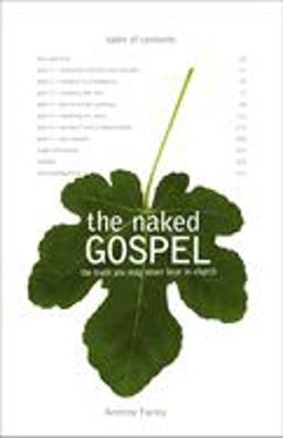 Naked Gospel The Truth You May Never Hear in Church  9780310293064 Front Cover