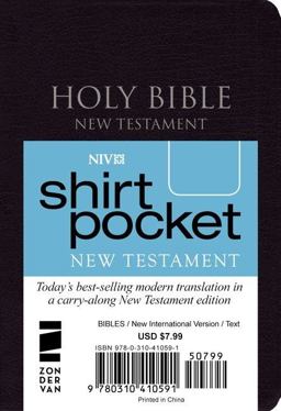 Niv Shirt Pocket - New Testament